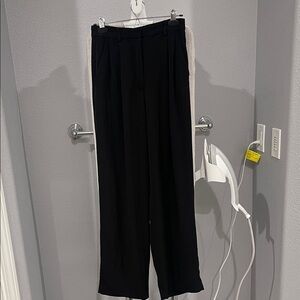 H&M Elegant Black Wide-Leg Pants